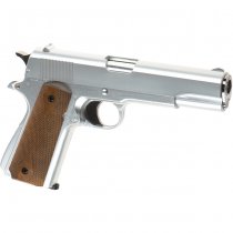 HFC M1911 Gas Non Blow Back Pistol - Silver