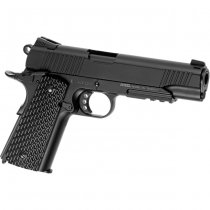 KWC M1911 Tactical Co2 Blow Back Pistol - Black
