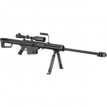 Snow Wolf Barrett M82A1 Spring Sniper Rifle Set - Black