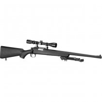 Snow Wolf VSR-10 Spring Sniper Rifle Set - Black