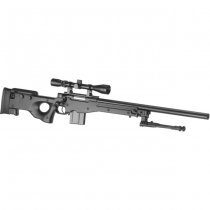 WELL L96 AWP Spring Sniper Rifle Set - Black