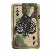 M-Tac Ace of Spades Embroidery Patch - Multicam