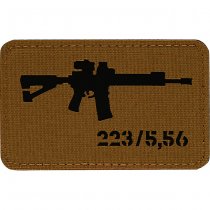 M-Tac AR-15 223/5.56 Laser Cut Patch - Coyote