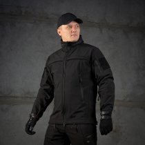 M-Tac Soft Shell Police Jacket - Black - L
