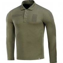 M-Tac Tactical Polo Shirt Long Sleeve 65/35 - Army Olive