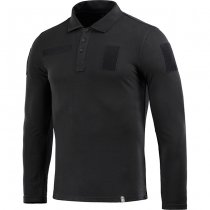 M-Tac Tactical Polo Shirt Long Sleeve 65/35 - Black