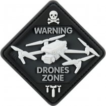 M-Tac Drones Zone Rubber Patch - Black