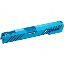 Dr.Black Marui Hi-Capa 5.1 GBB Slide Type 300R Aluminium V2 - Aqua Blue