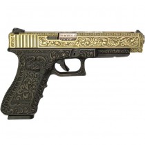 WE G34 Carved Pattern Gas Pistol - Bronze 1